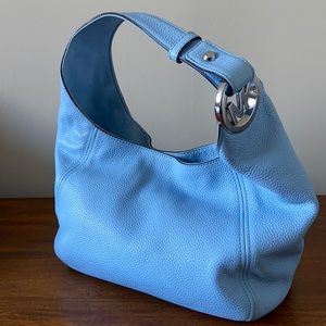 Michael Kors light blue shoulder bag